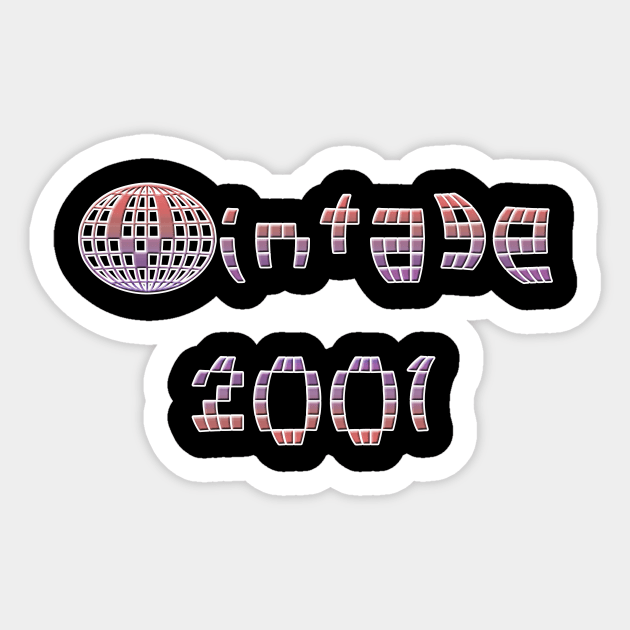 Vintage 2001 Sticker by Yoda